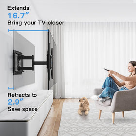 Pipishell 16.73 inch extension brings screen closer when needed.