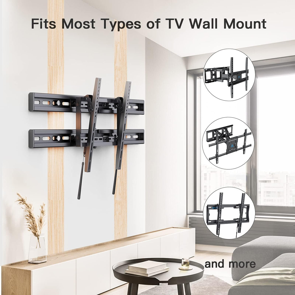 Pipishell extension bracket fits most mounts and 16-24 inch studs.