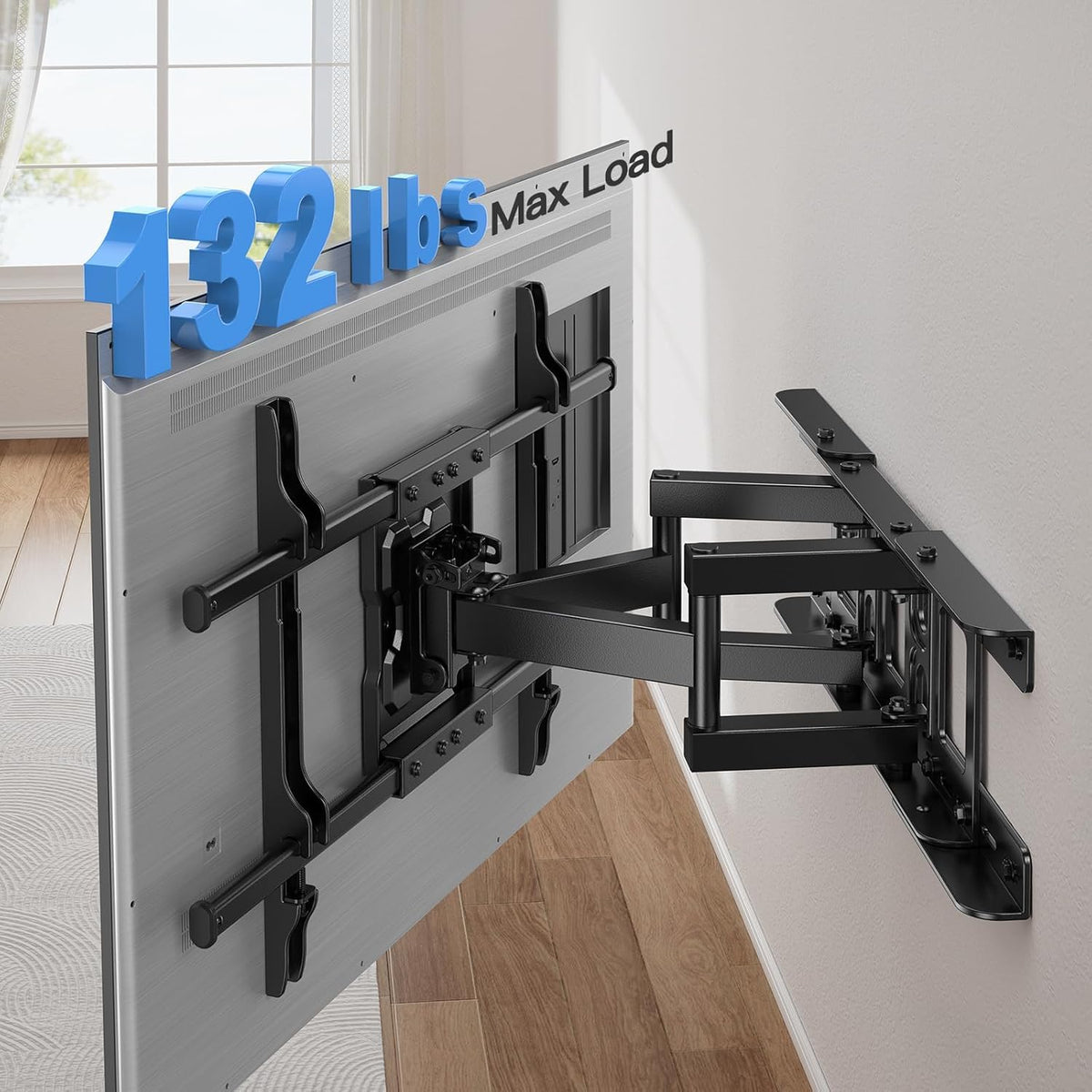 Pipishell mount fully extended demonstrating flexible viewing distance