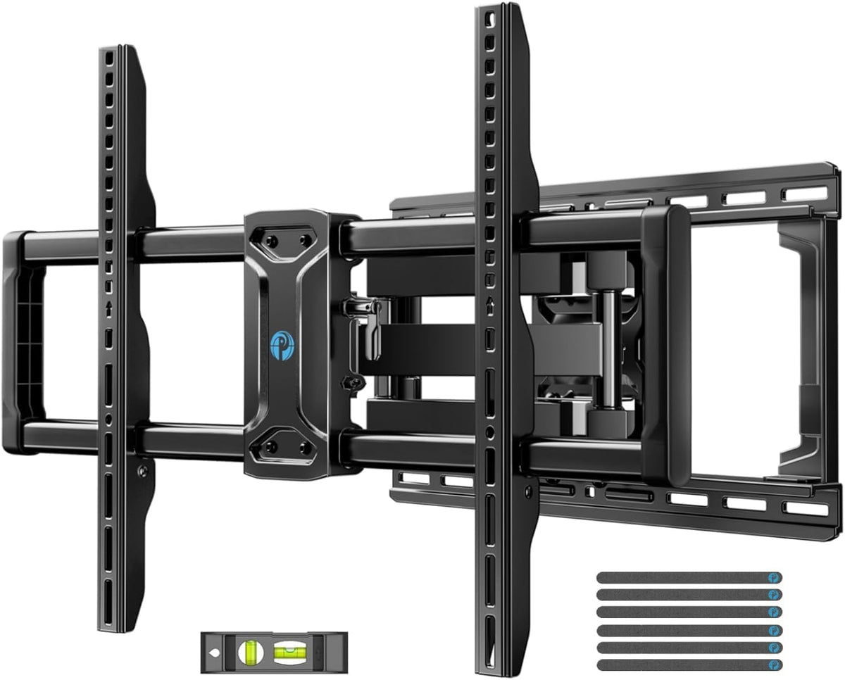 Pipishell front view of mounted TV showing slim profile and secure fit