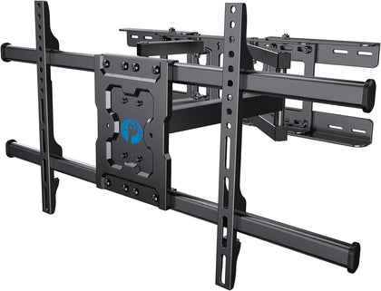 Pipishell front view of mounted TV showing slim profile and secure hold