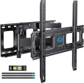 Pipishell front view of mounted TV showing slim, neat profile