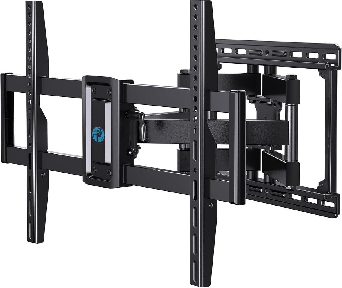 Pipishell full motion wall mount for 37–75 inch TVs provides flexible viewing.