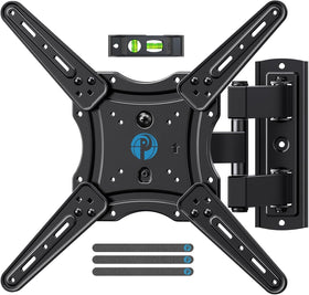 Pipishell full motion mount extends 17 inches for flexible viewing angles.