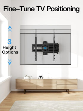 Pipishell height adjustment settings demonstrating three post-install positions