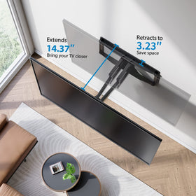 Pipishell lifestyle setup in living room showcasing flexible angles