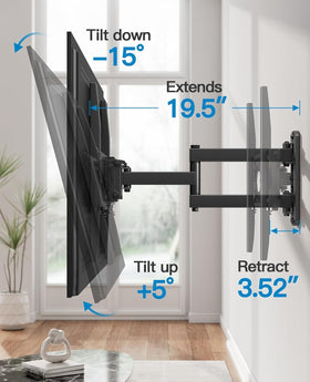 Pipishell mounted in a corner lifestyle demonstrating multi-angle viewing benefit