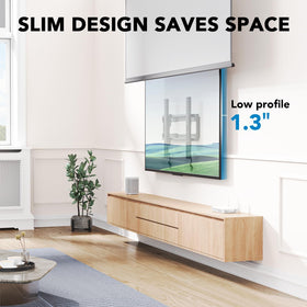 Pipishell open wall plate design allows clean outlet alignment.