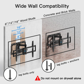 Pipishell steel frame with security locks keeps your TV secure.