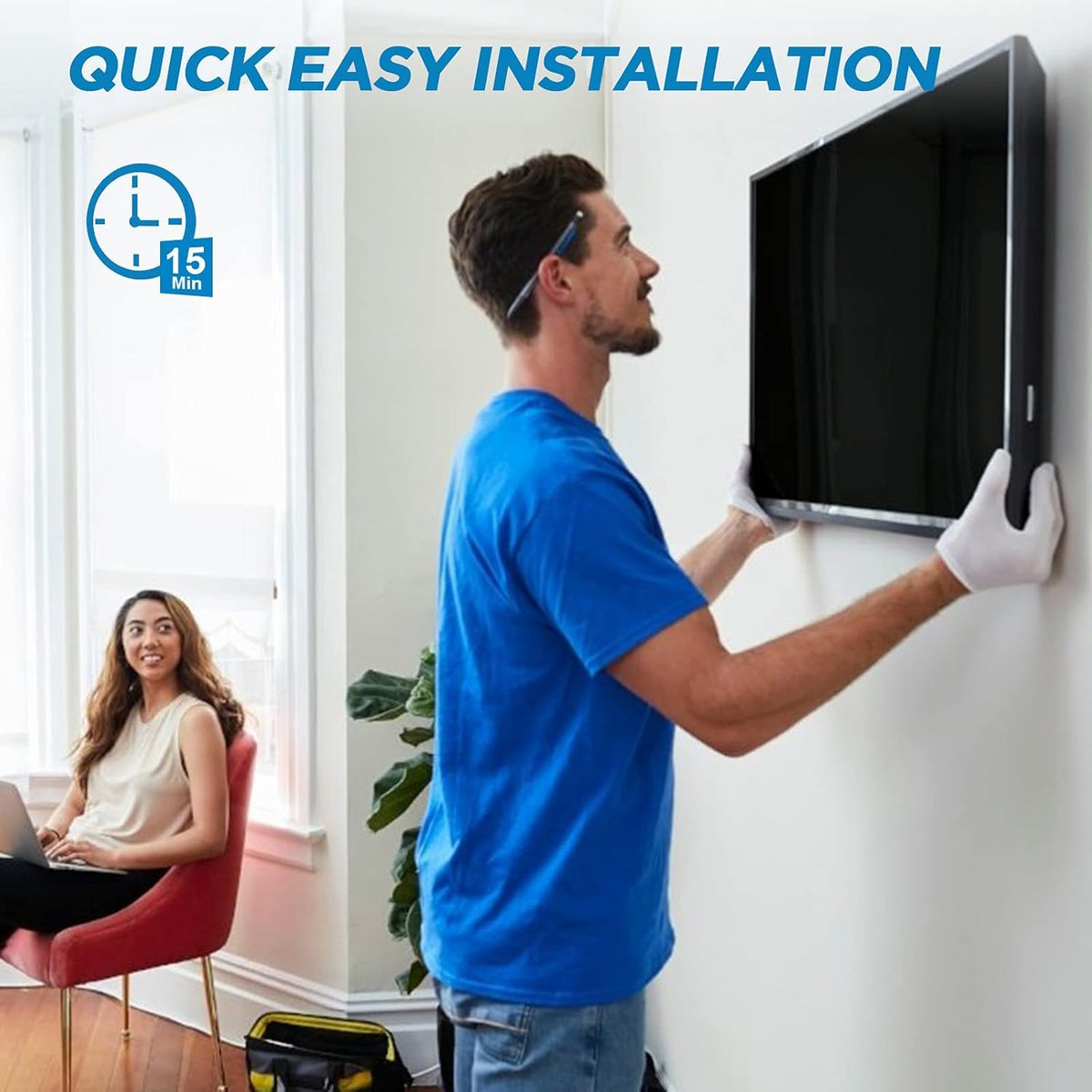 Pipishell safety lock feature on tilting wall mount bracket