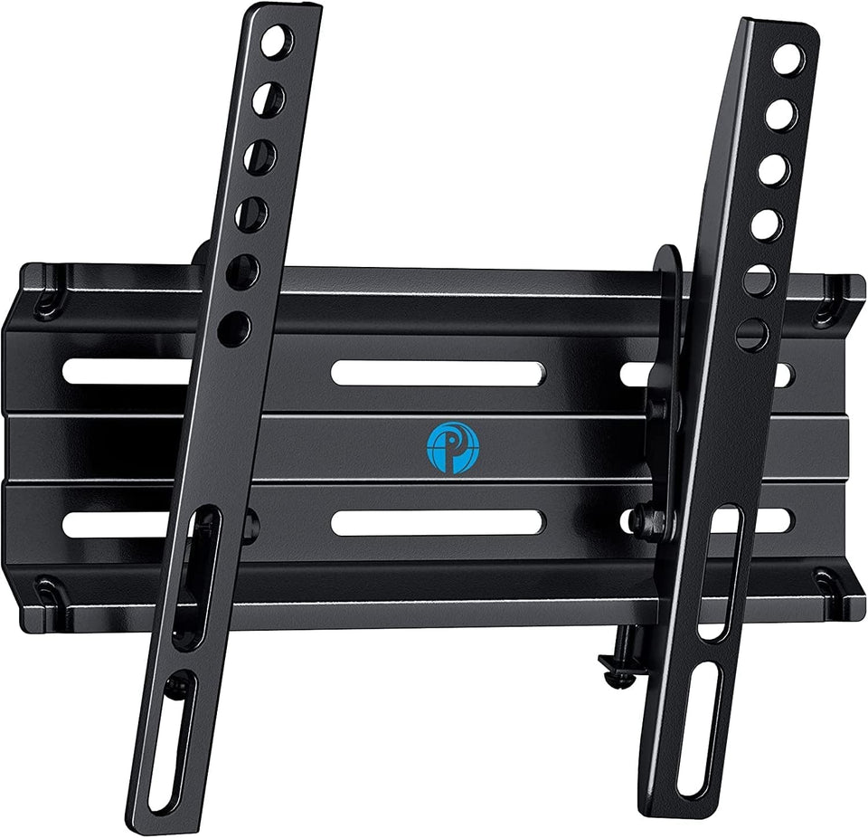 Pipishell tilting wall mount side view shows slim profile for living room setups