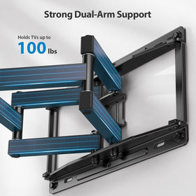 Pipishell fully extended mount brings TV closer for flexible viewing