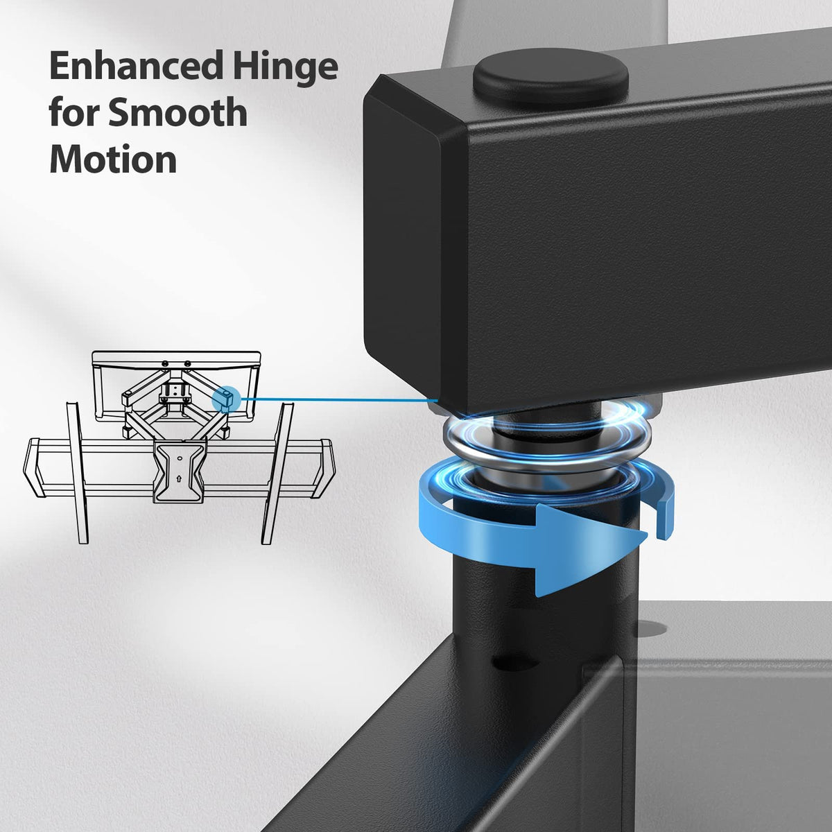 Pipishell side profile retracted mount saves space and looks tidy