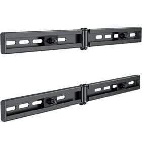 Pipishell universal TV extension bracket extends wall plate for centered viewing.