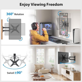 Pipishell universal mount fits VESA 75x75 to 200x200 for many displays