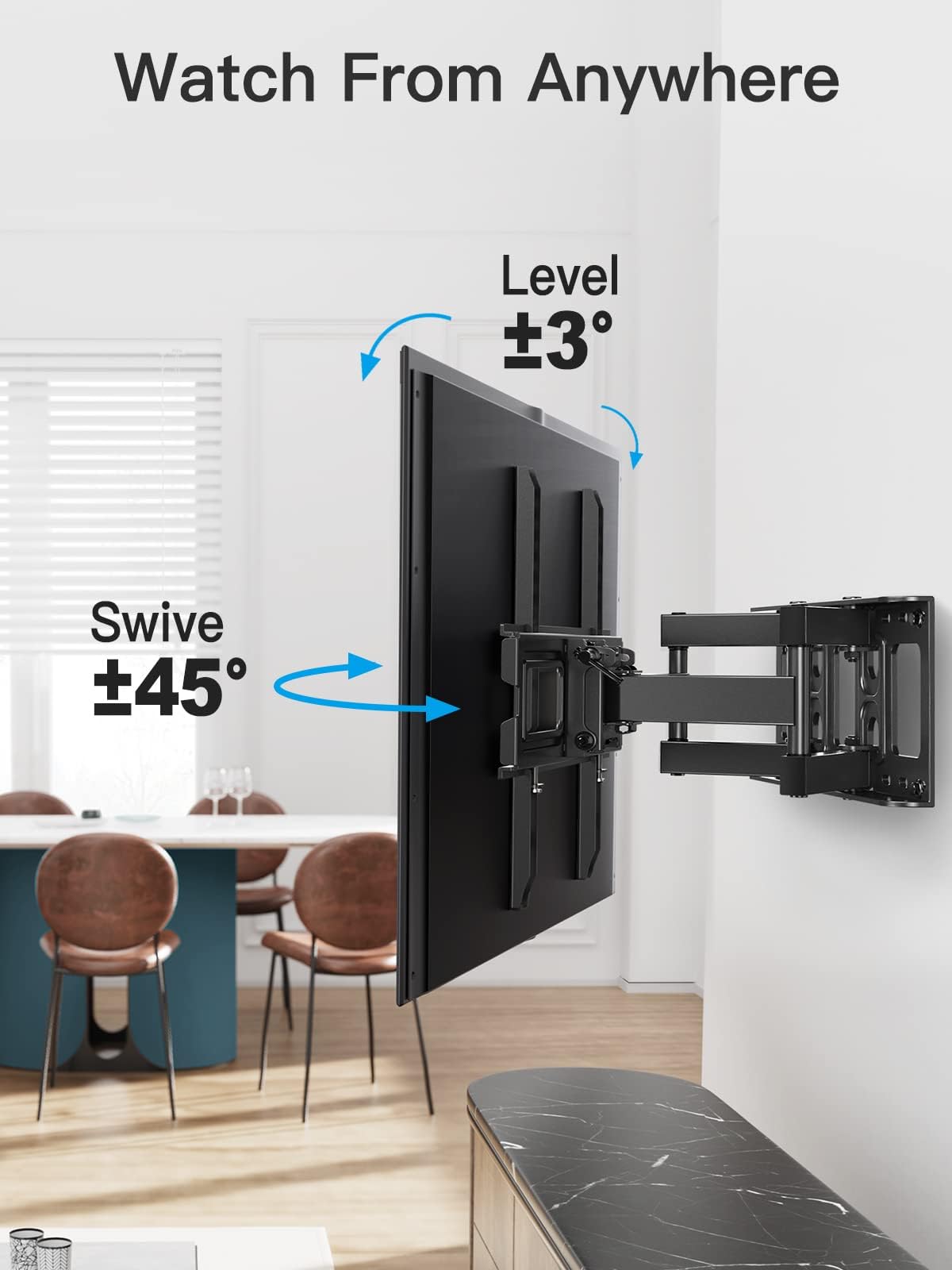 Pipishell VESA mounting bracket with hardware for easy compatibility