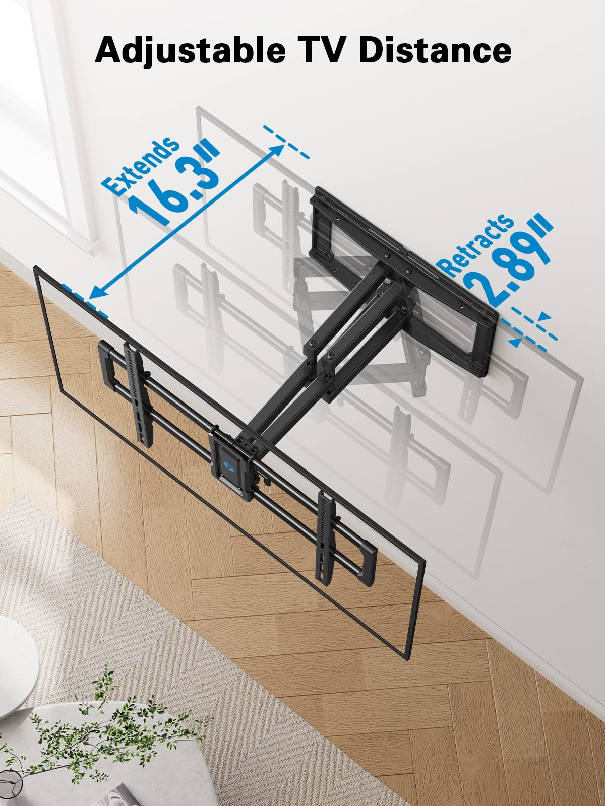 Pipishell bracket with VESA holes showing wide compatibility advantage