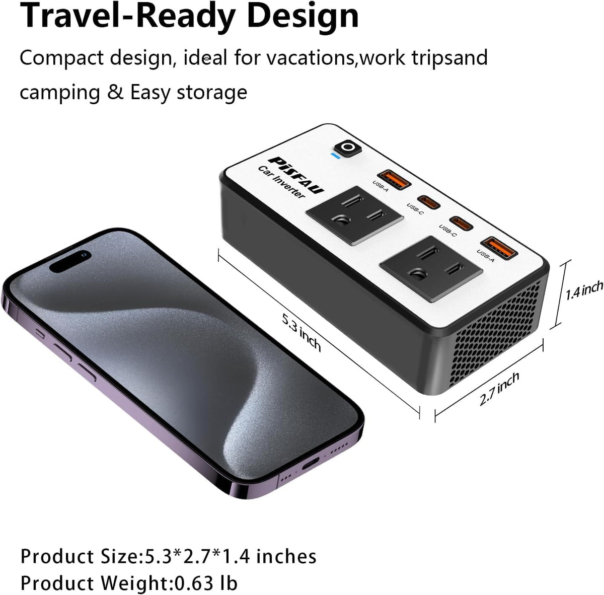 PiSFAU in-car road-trip use keeps laptops powered anywhere