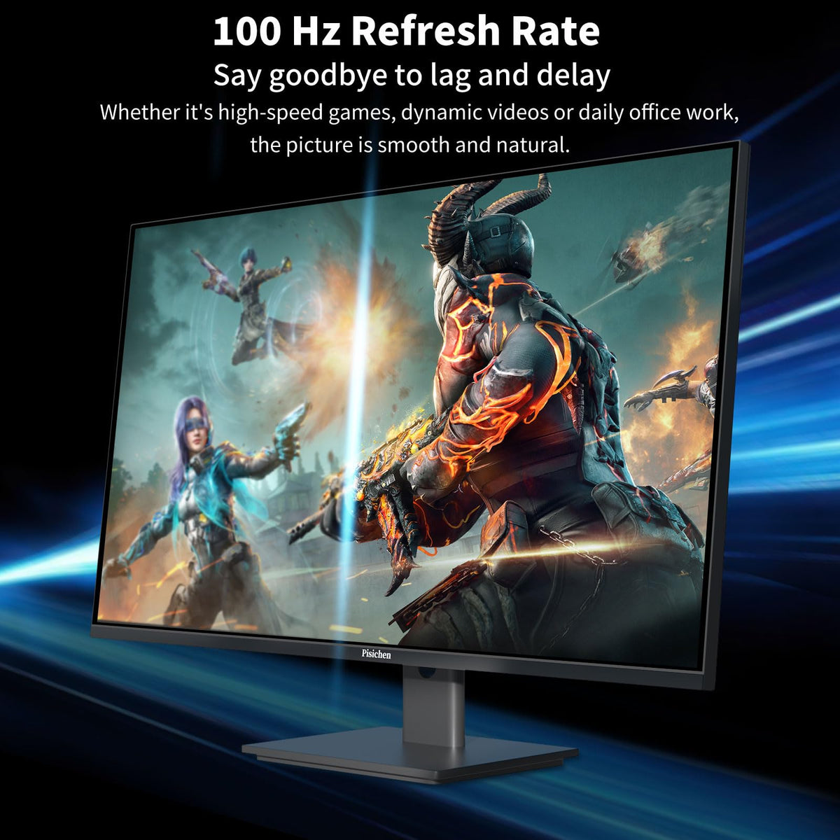 Pisichen flexible connectivity with USB-C, HDMI, and VGA for versatile setups