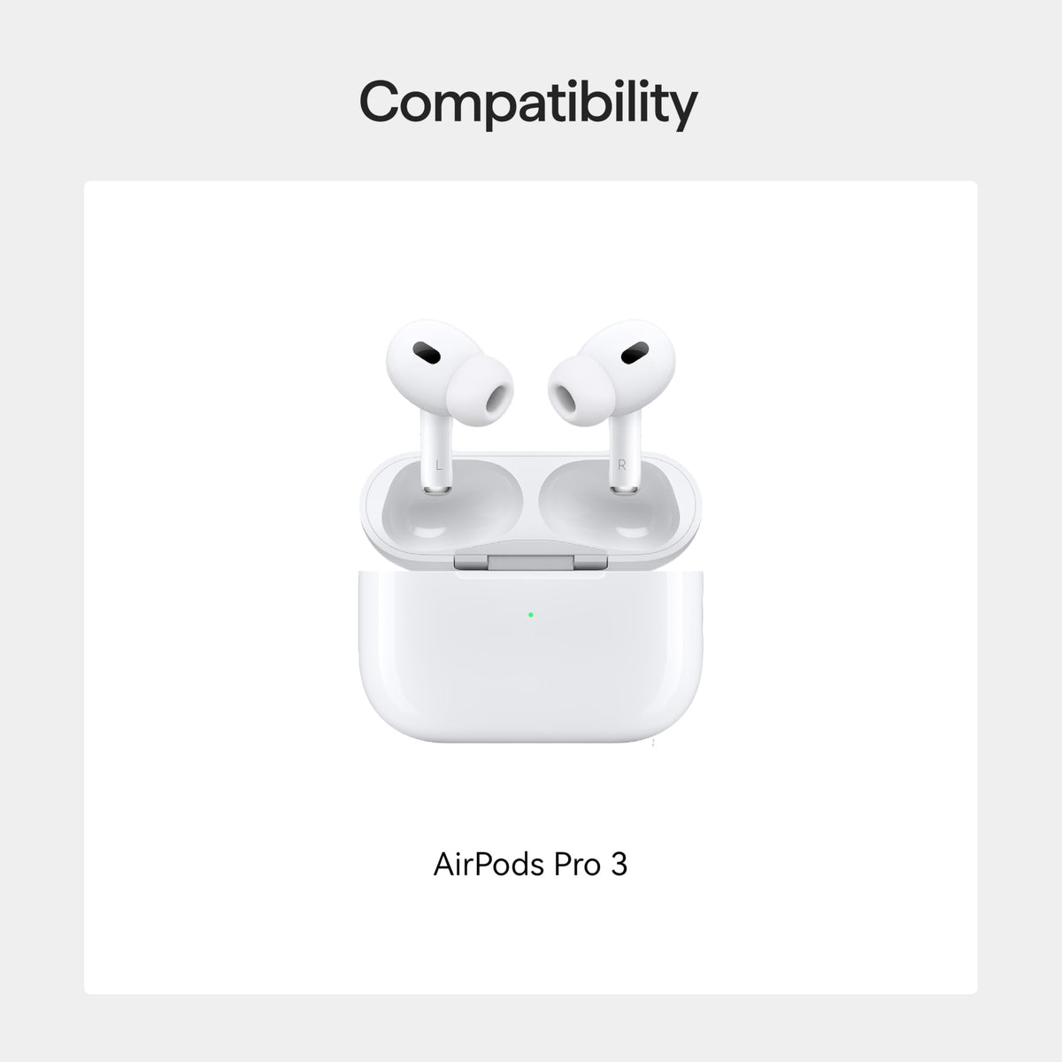 Pitaka AirPods Pro 3 case displayed beside a phone for style pairing.