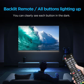 Piudekei LG remote backlit buttons light up for dark rooms