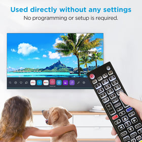 Piudekei LG remote ideal for night-time viewing and elderly users