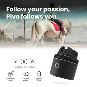 Pivo Equestrian Pod Face Tracking keeps you centered during drills.