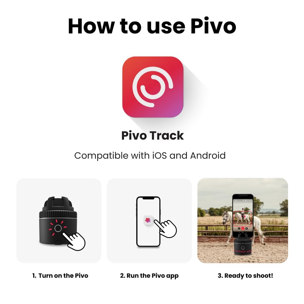 Pivo Equestrian Pod Remote Control enables hands-free operation.