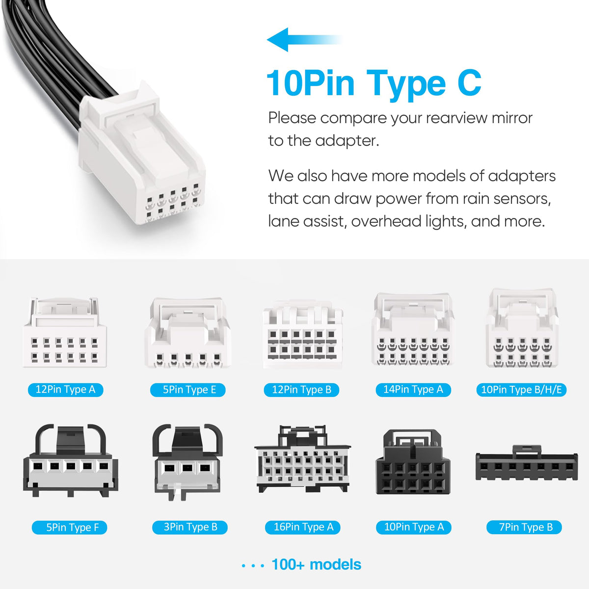 Pixelman three angled USB cables laid out for neat in-car routing