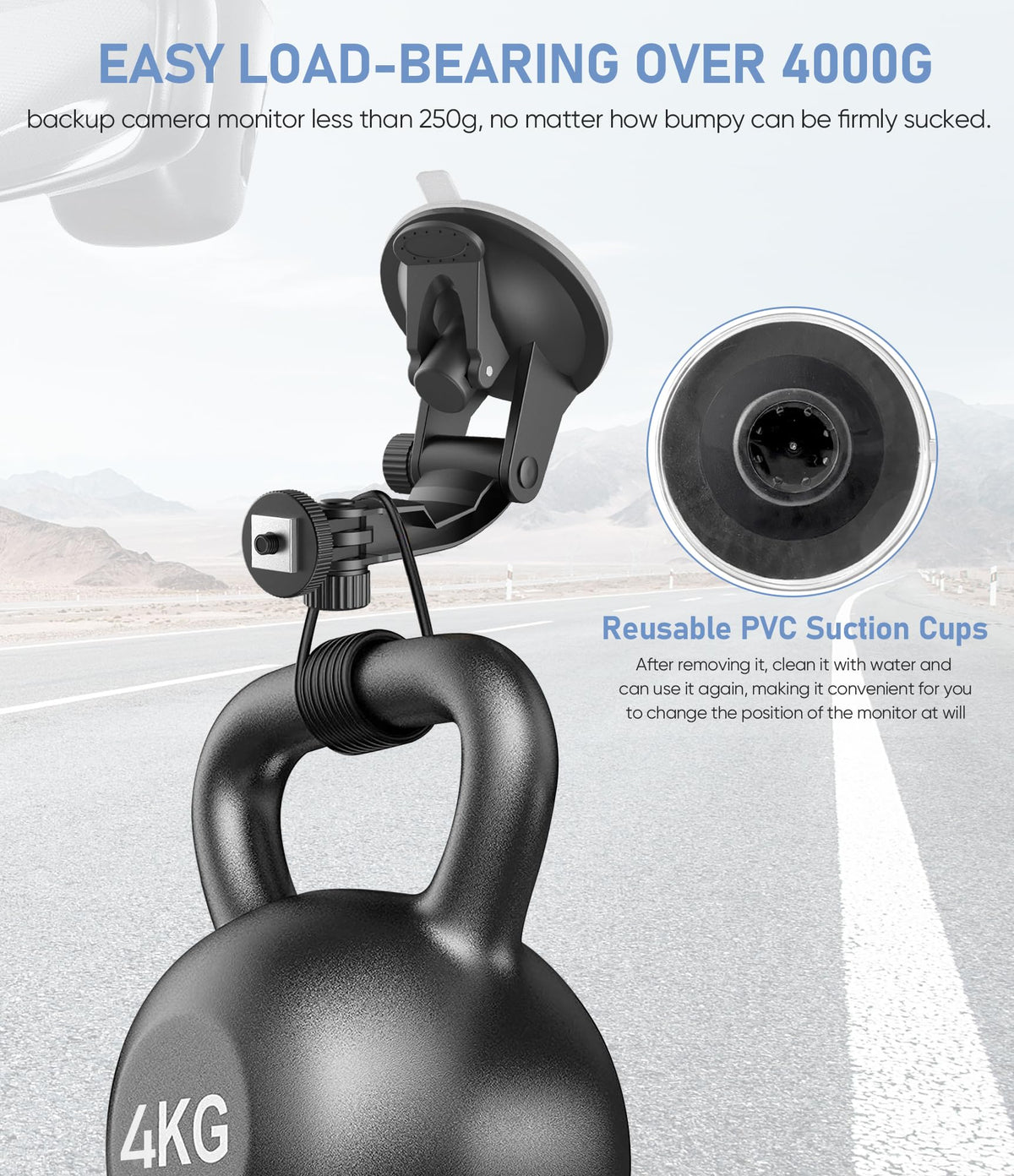 PixelMan close-up of dual PVC suction cups demonstrating strong grip