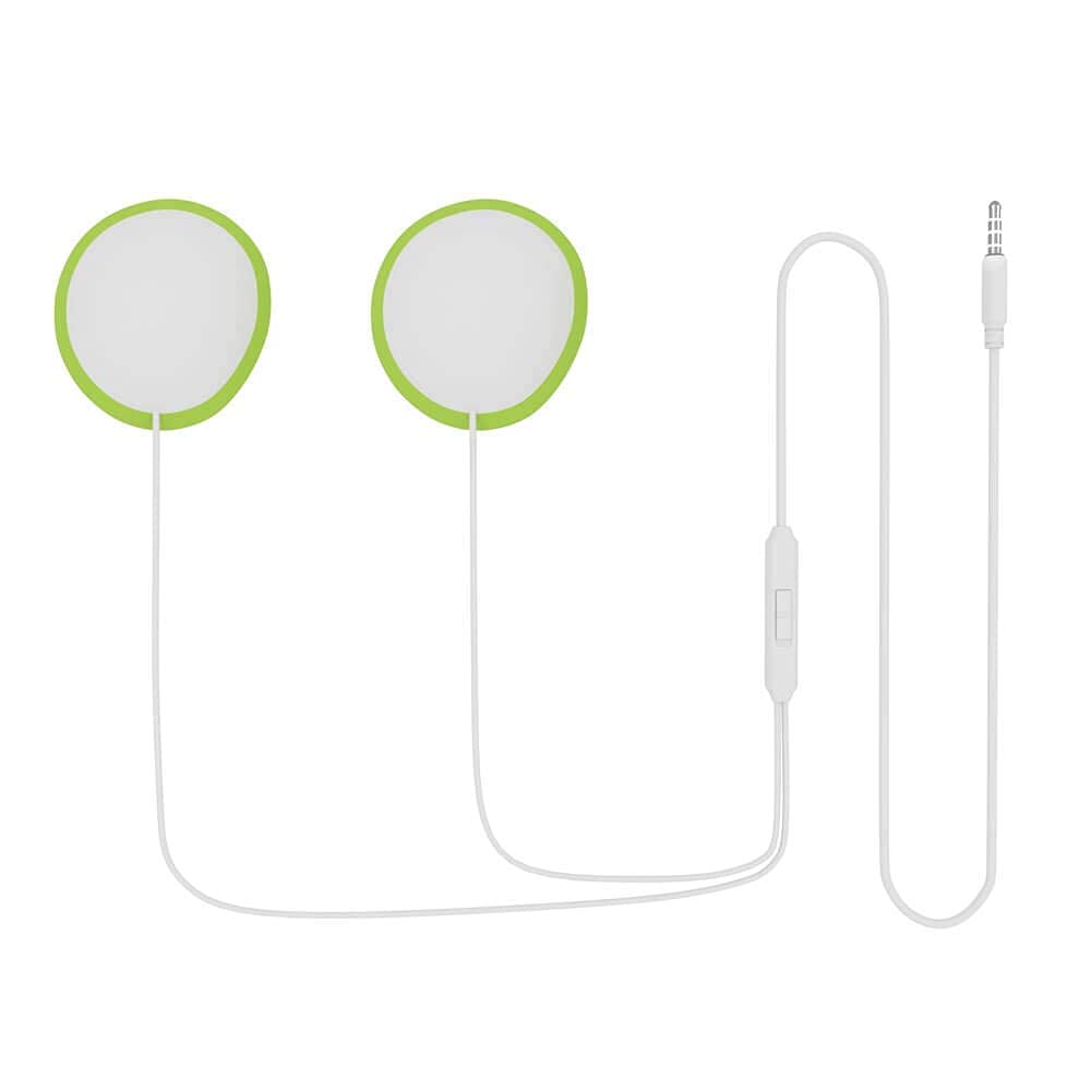 Pixie Tunes speaker close-up highlighting slim design and comfort