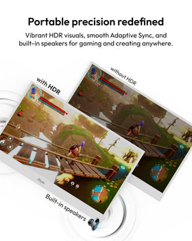 Pixio PX160 Wave White delivers 60Hz HDR visuals for vibrant gaming and video quality.