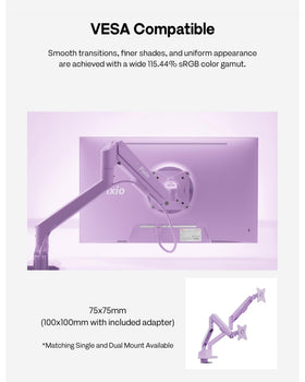 Pixio PX246 Wave Purple setup example shows easy integration with PCs.