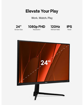 Pixio PX246 Wave side profile emphasizing compact footprint for small spaces.