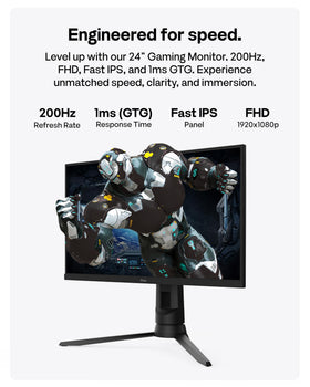 Pixio PX248 PRO V2 200Hz close-up emphasizing smooth motion.