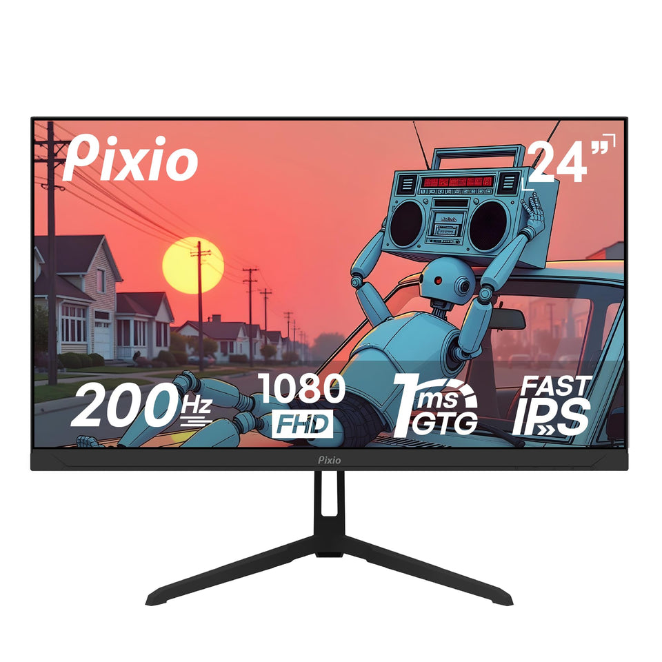 Pixio PX248 Wave 200Hz refresh—ultra-smooth gameplay with minimal motion blur
