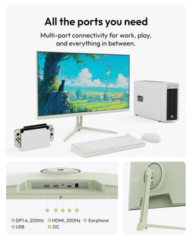 Pixio PX248 Wave Mint Adaptive Sync for tear-free gaming.