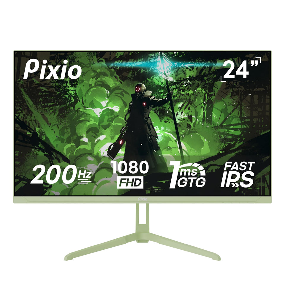 Pixio PX248 Wave Mint front view for immersive gaming.