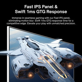 Pixio PX248 Wave White HDMI and DisplayPort ports provide flexible connectivity.
