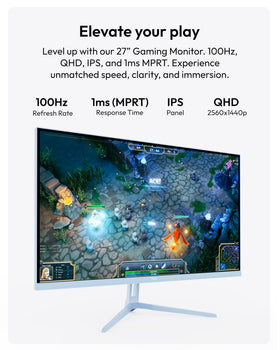 Pixio PX275 Wave Blue 100Hz refresh provides smoother motion during action