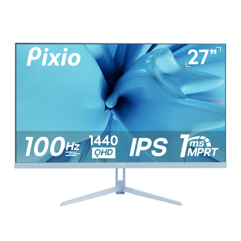 Pixio PX275 Wave Blue 27-inch display for immersive gaming visuals