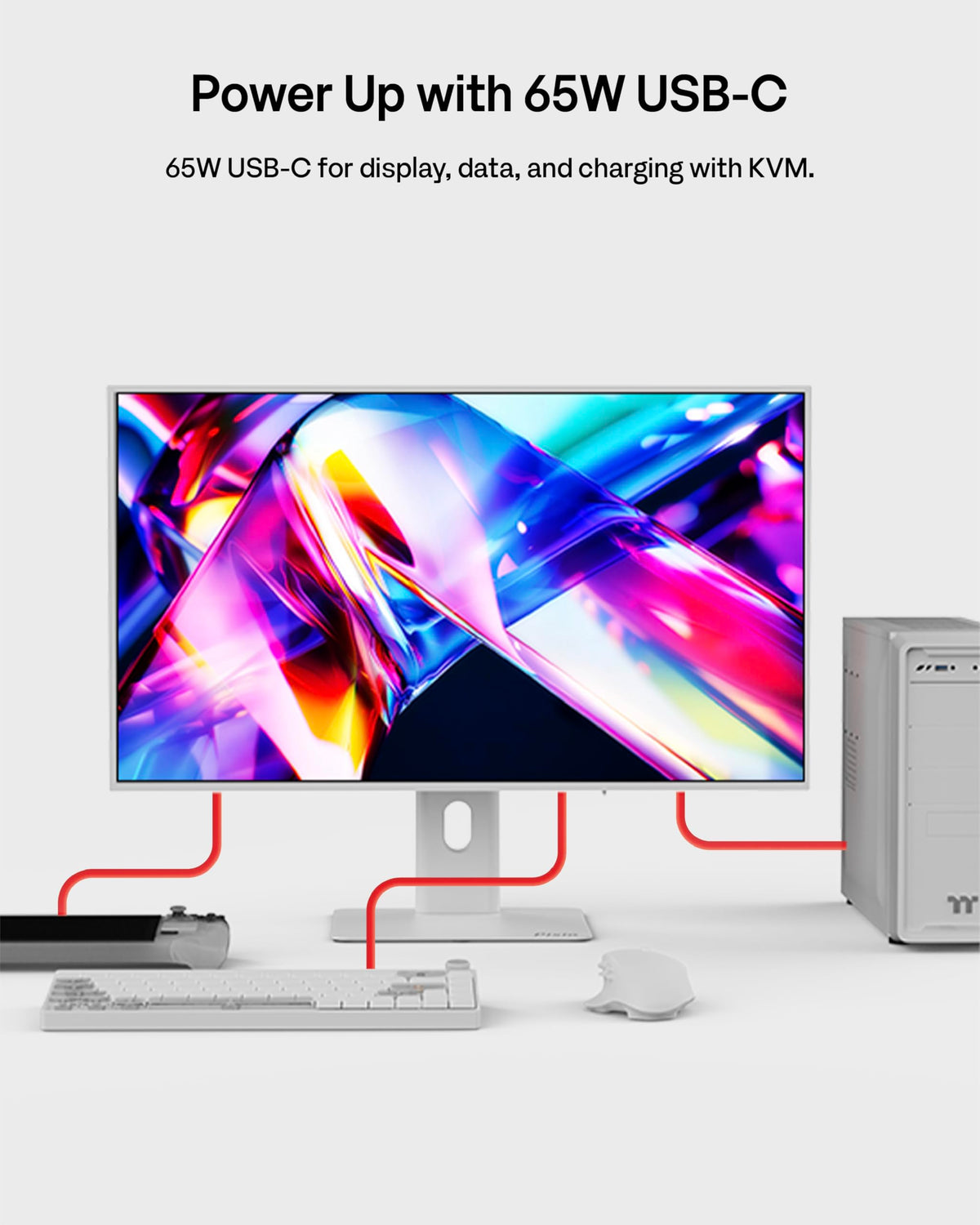 Pixio PX277 OLED Max V2 adjustable stand enables ergonomic setup for long sessions.