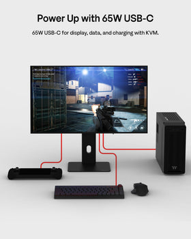 Pixio PX277 OLED Max V2 KVM switch for easy multi-device control
