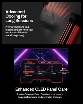 Pixio PX277 OLED Max V2 RGB light enhances gaming ambiance