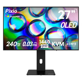 Pixio PX277 OLED Max V2 stand-adjustment for ergonomic, comfortable gameplay