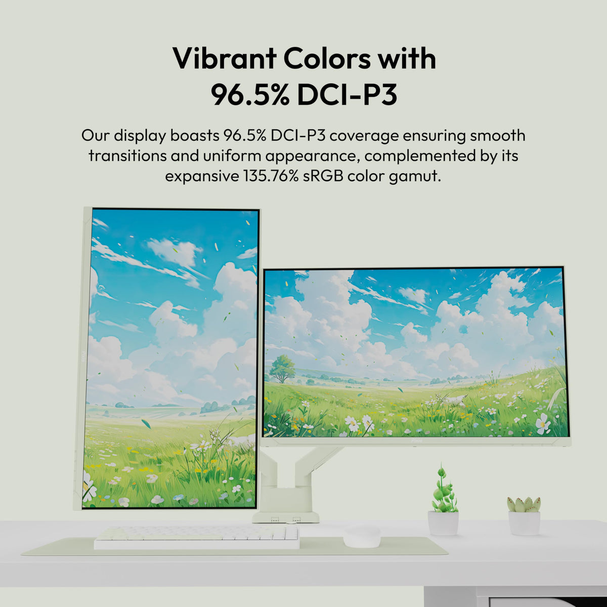 Pixio PX278 Wave with AMD FreeSync reduces tearing for smoother frame pacing.