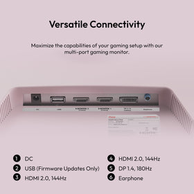 Pixio PX278 Wave Pink with AMD FreeSync for tear-free play.