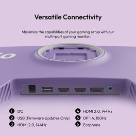 Pixio PX278 Wave Purple 1ms response time in action for quick reactions