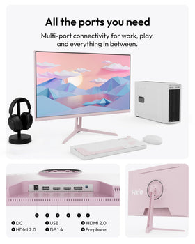 Pixio PX279 Wave Pink competitive setup shows fast response