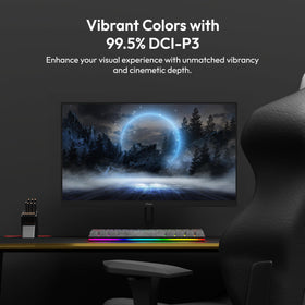 Pixio PX27U Wave offers DisplayPort and HDMI for versatile connectivity needs.
